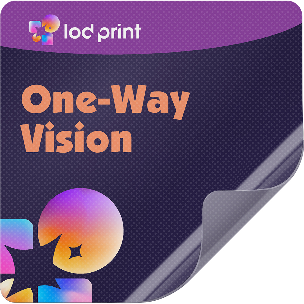 One Way Vision Sticker